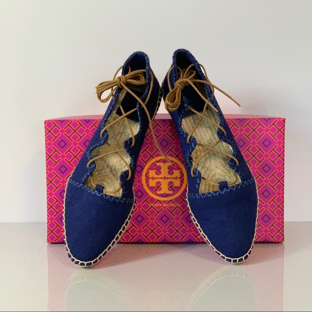 ⭕️ TORY BURCH Sonoma Gillie Espadrille Blue